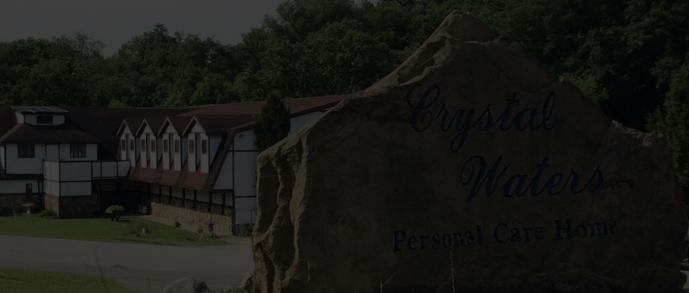 The Crystal Waters Personal Care Home building and grounds